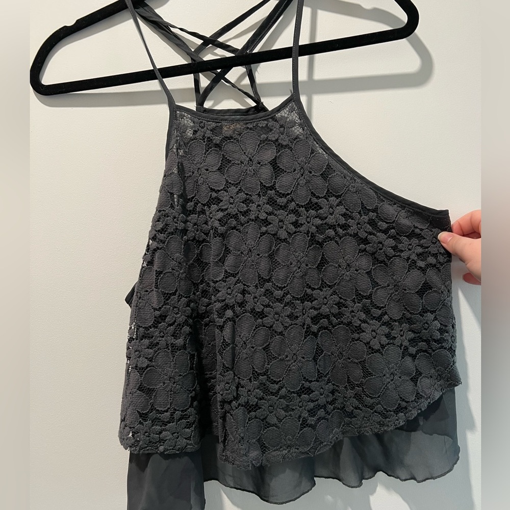 Floral tank blouse